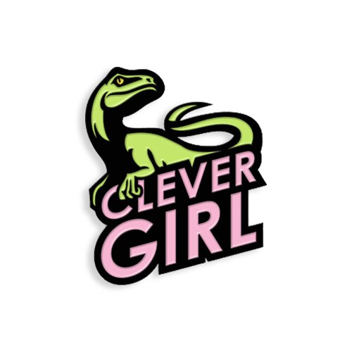 Purple Clever Girl Jurassic Park Enamel Lapel Pin / Buy 3 Pins Etsy