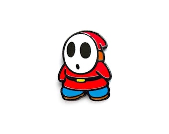 Shy Guy Enamel Pin