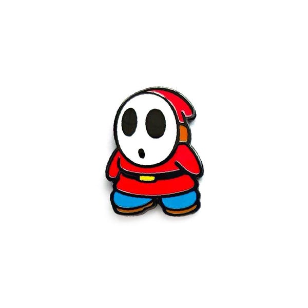 Shy Guy Enamel Pin