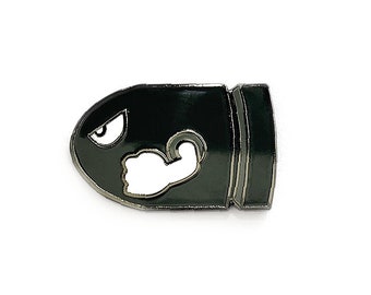 Pin de esmalte de bala voladora