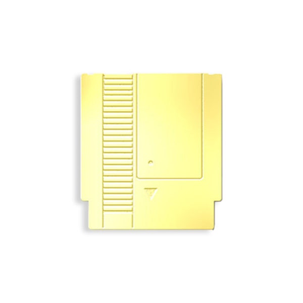 Gold Video Game Cartridge Enamel Pin