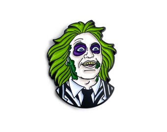 Beetlejuice Enamel Pin