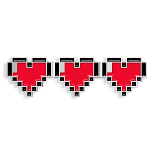Full Health Enamel Pin