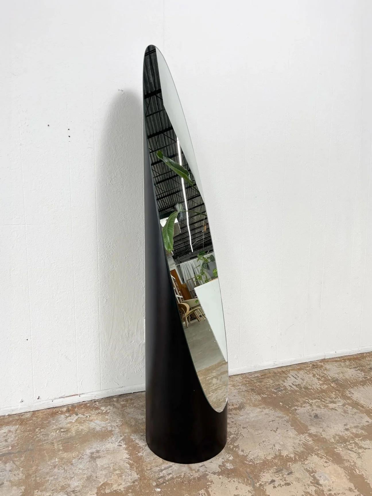 Floor mirror Rectangular mirror rattan mirror玄関 with plants