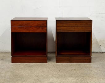 Danish Rosewood Nightstand Set, Møbelfabrik Iversen *MESSAGE US for shipping quote*