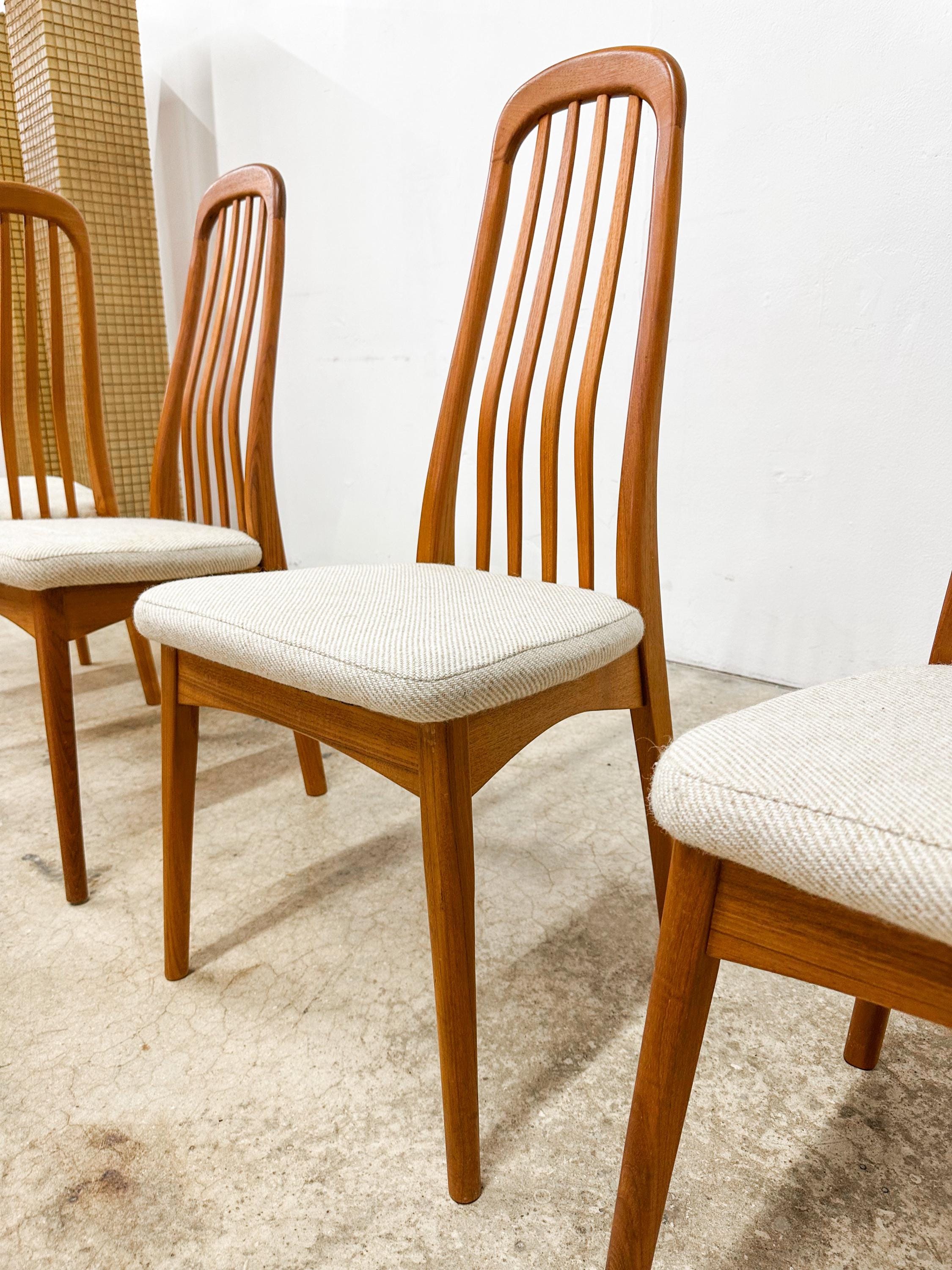 MCM Benny Linden Teak Dining Chairs (x6) *MESSAGE US for