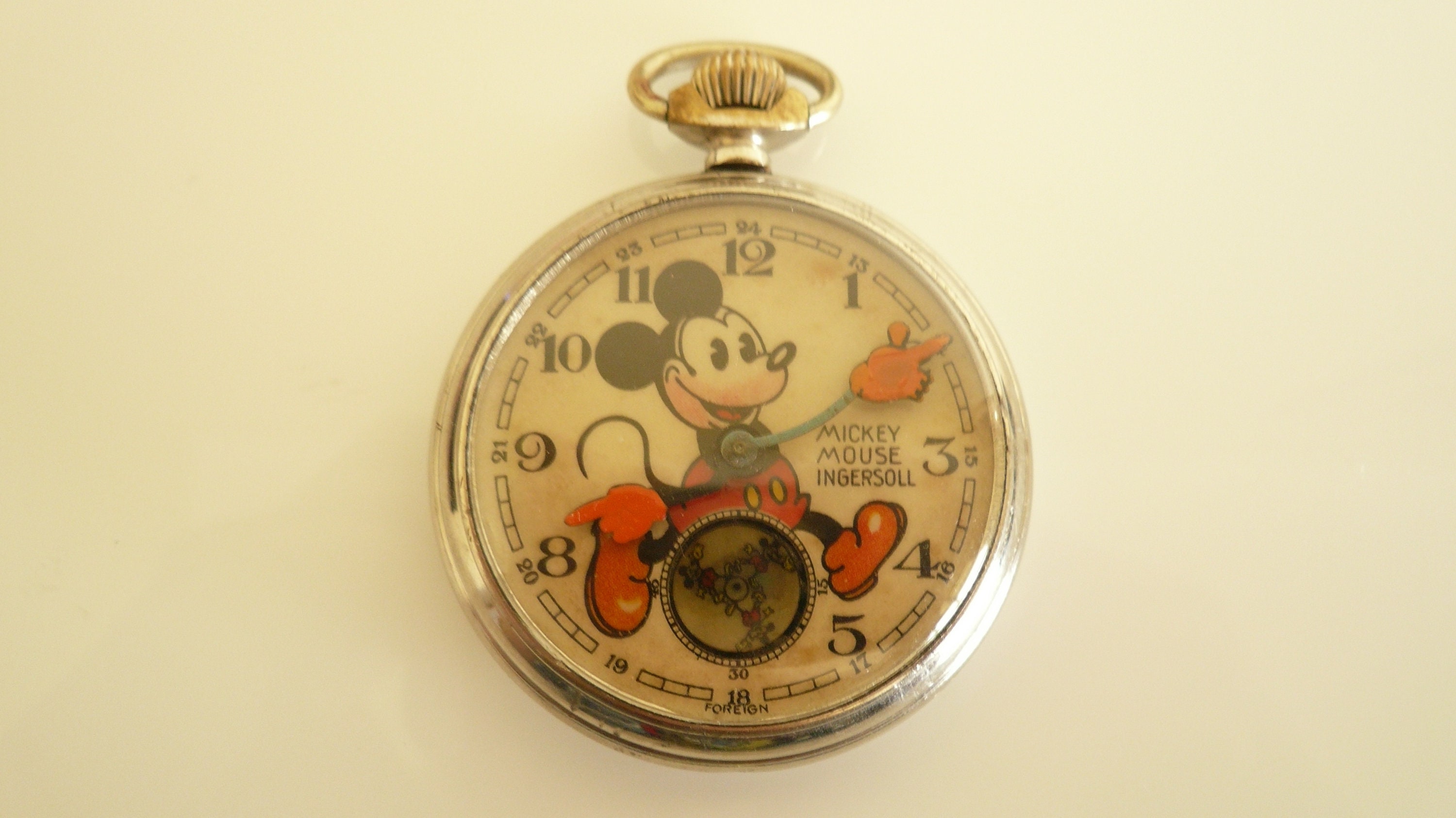 Ingersoll mickey mouse pocket watch limited edition hotsell