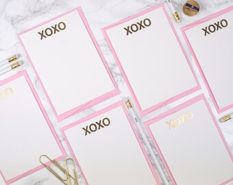 XOXO Luxury Notelets-Set of 6