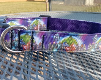 Avengers inspired dog collar