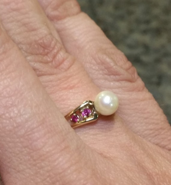 vintage 14k yellow created Gem