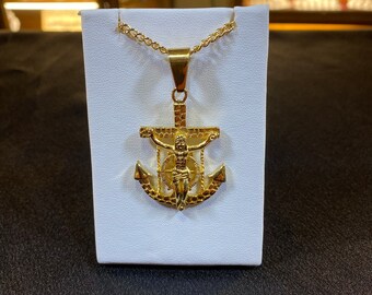Stainless Steel Anchor pendant and chain