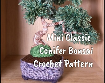 Classic Conifer Bonsai in crochet - Pattern Only