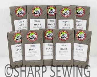 Organ Home Sewing Machine Needles Assortment 15X1 ( HAX1, 130/705H, 2020 ) SIZE #11, 12, 14, 16, 18 HOME SEWING machine Needles 100 total