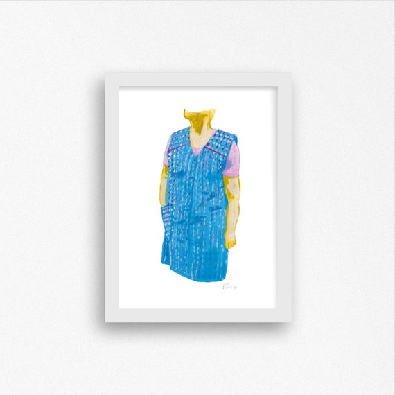 Grandmother Illustration Print Grandma Print Abuela Print Etsy