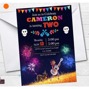 Coco Invitation | Disney Coco Invitation | Coco Movie Invitation | Disney Coco Party | Disney Coco Birthday | Disney Coco Birthday