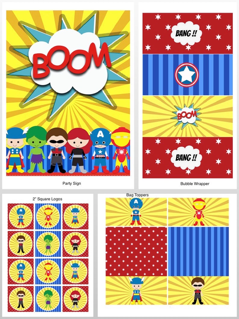 Avengers Birthday Party