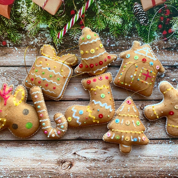 Felt Gingerbread Man - Etsy