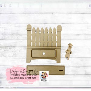 Fence DIY Kit, Truck Attachment, Fence Attachment, Interchangeable Fence, Monthly Interchangeable DIY, Monthly Attachment Signs, Add Ons