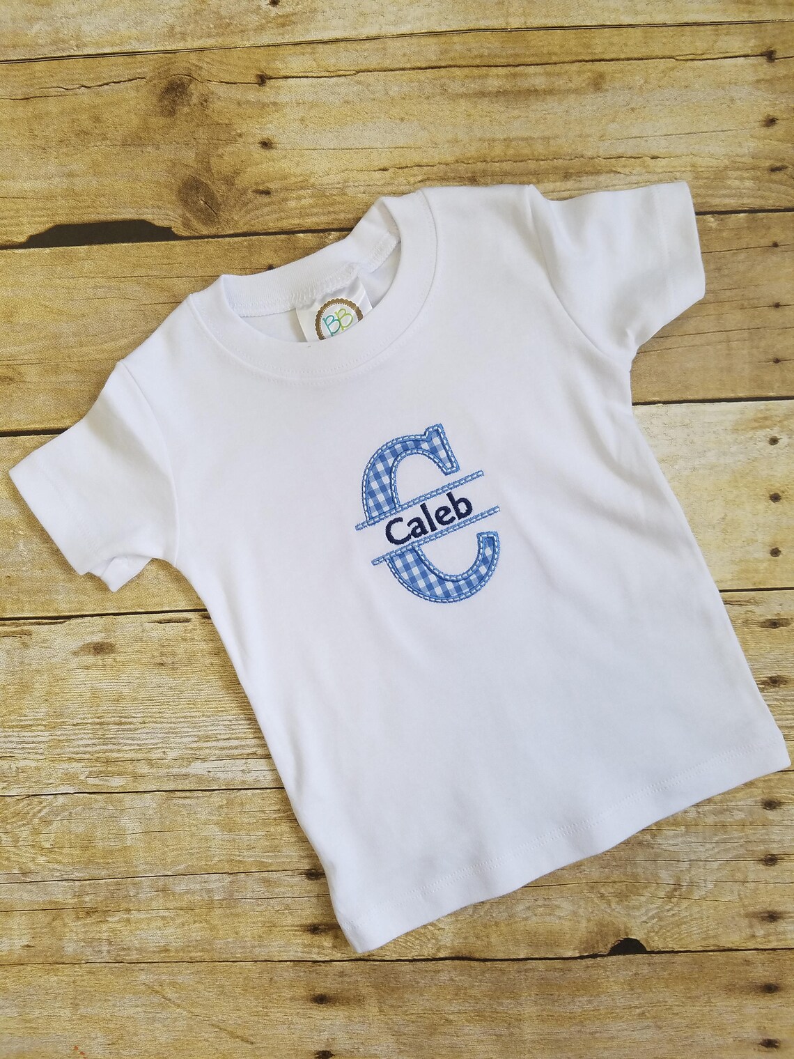 Split Alphabet Applique Shirt Alphabet Applique Embroidery Etsy