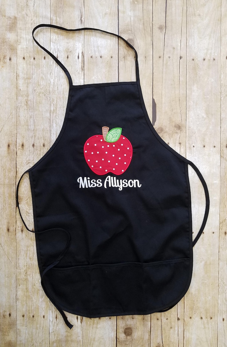 Download Teacher Apple Apron Teachers Appreciation Teachers gift | Etsy