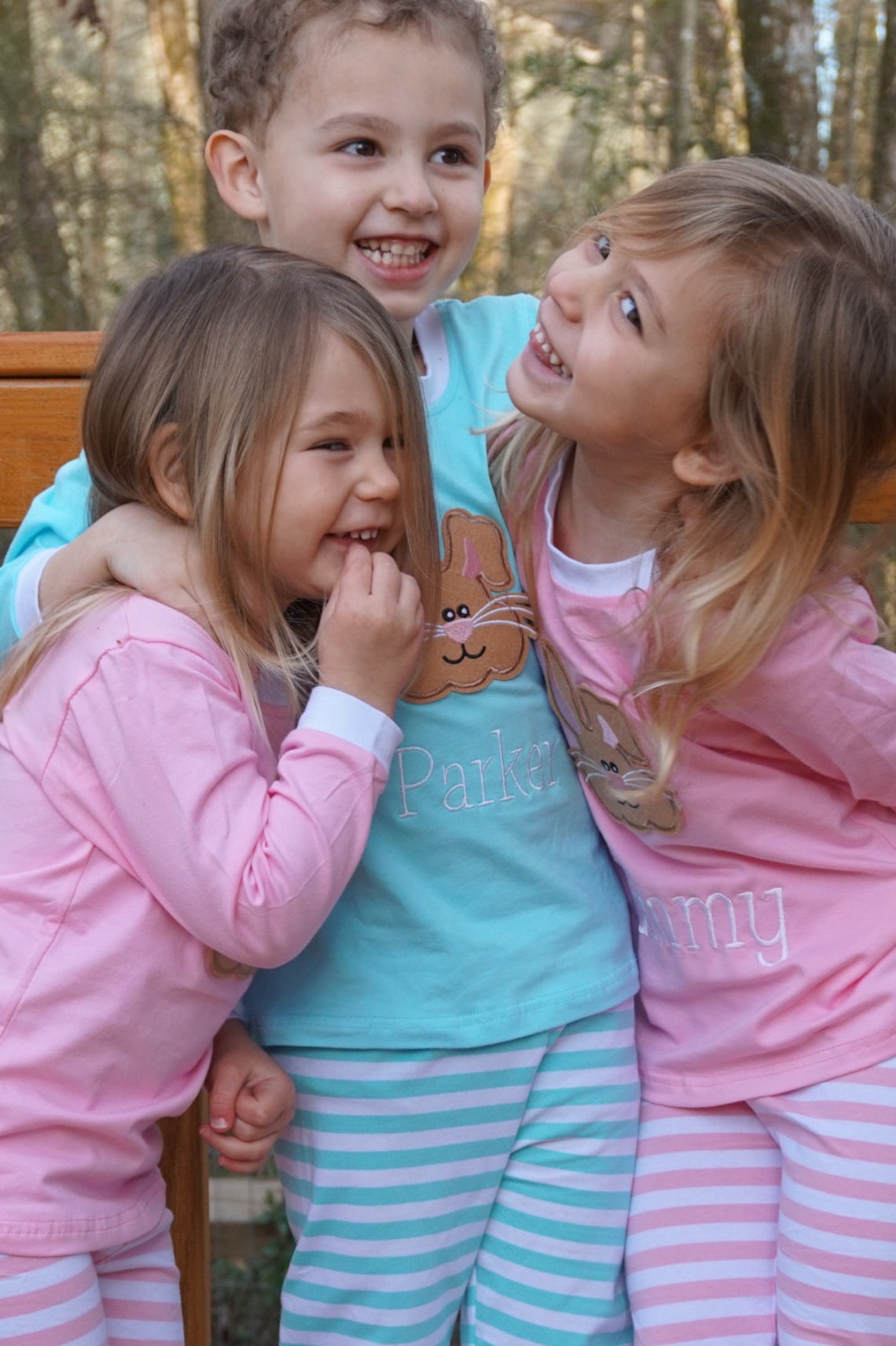 Kids Easter Pajamas Girls Spring Pajamas Boys Spring Etsy