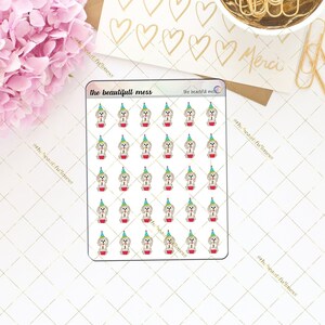 Lily Birthday Stickers / Planner Stickers