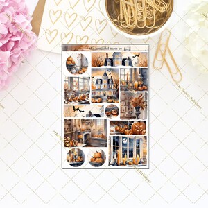 Stickers pour journal intérieur Halloween / Stickers pour agenda / Agenda à balles / Mini kit