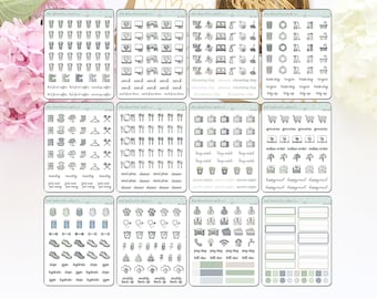 May Icon Stickers / Planner Sticker / Vertical Planner / Happy Planner / mini planner / B6 / Personal Planner