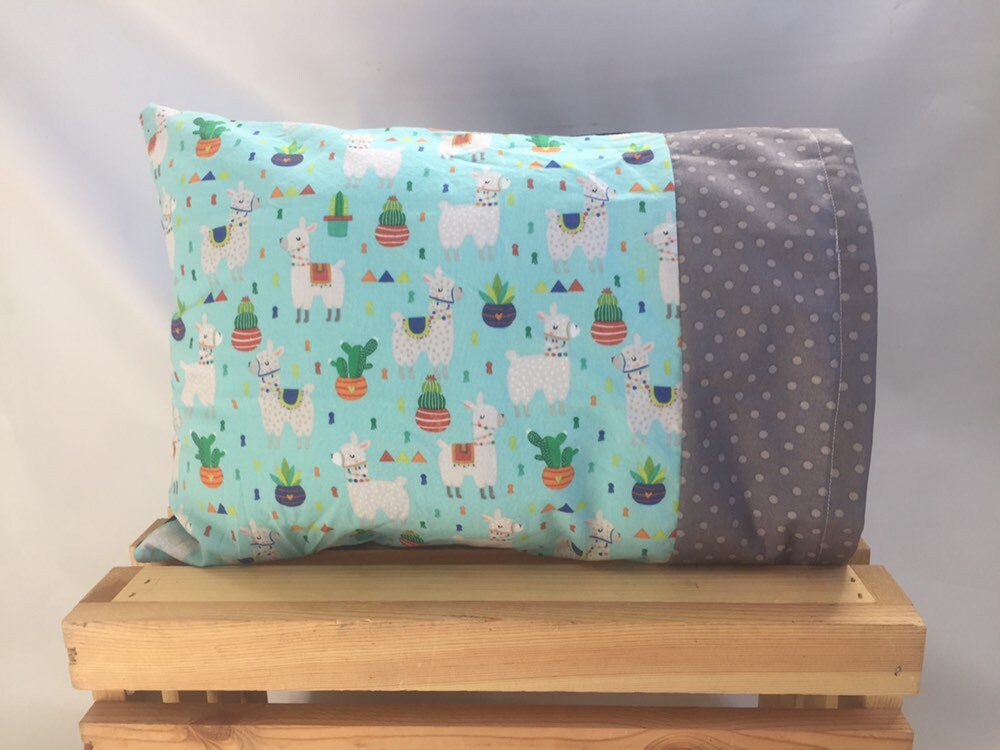 Travel pillow/small pillow/ Llama print pillowcase/ Children Etsy