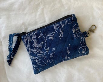Keychain Wallet Handmade, coin purse, small pouch