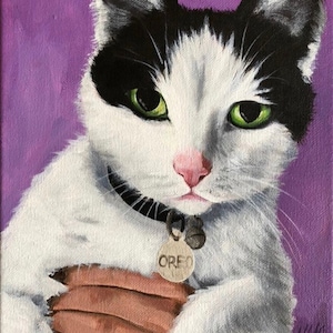 CUSTOM Pet Portrait acrylic or Oil Painting