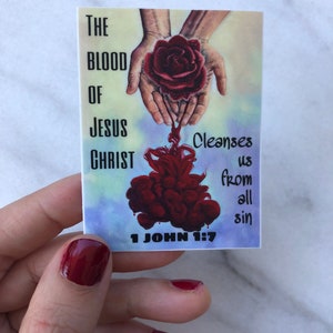 The blood of Jesus