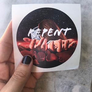 Repent circle Sticker
