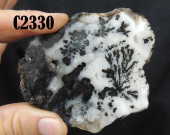 Marfa Plume agate slab, CHOICE , Lapidary, Texas agate, black plume agate