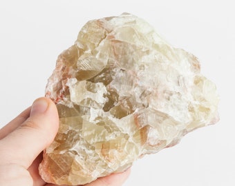 Green Calcite | Raw Calcite | Calcite Stone | Calcite Crystal | Healing Crystals and Stones | CALC12