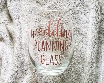 Download Wedding Planning Glass Etsy