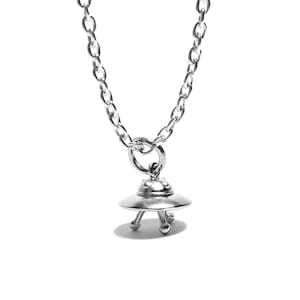 UFO Necklace/Spacecraft Necklace/Spaceship Jewelry/Galaxy Jewelry/UFO Jewelry/Aliens/Flying Saucer/Flying Object/Spaceship Necklace