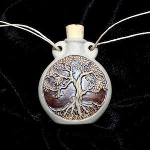 Tree of Life Necklace/Sacred Tree Necklace/Cosmic Tree Necklace/Hemp Jewelry/Essential Oils Holder/Tree Pendant/Tree Necklace/Hemp Jewelry/