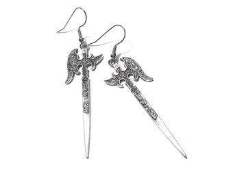 Battle Axe Earrings/Axe Earrings/Axe Jewelry/Medieval Jewelry/Warrior Jewelry/Axe Earring/Axes/Fairy Tale Jewelry/Warrior Jewelry/Unisex