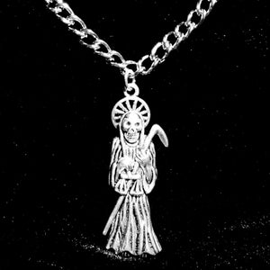 Grim Reaper Necklace/Horror Jewelry/Grim Reaper Jewelry/Gothic Jewelry/Death Jewelry/Grim Reaper Pendant/Festival Of The Dead/Día de Muertos