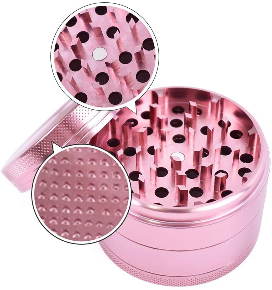 Rose Pink Grinder/Large Grinder/2 1/2 inch Grinder/63mm 4 Etsy