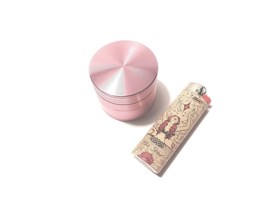 Pink Grinder/Medium Grinder/Pink Grinders/50mm Herb Grinder/Spice Grinder/Smoking Accessories/Cigarette Rolling Tool/Pink Crusher/Tool