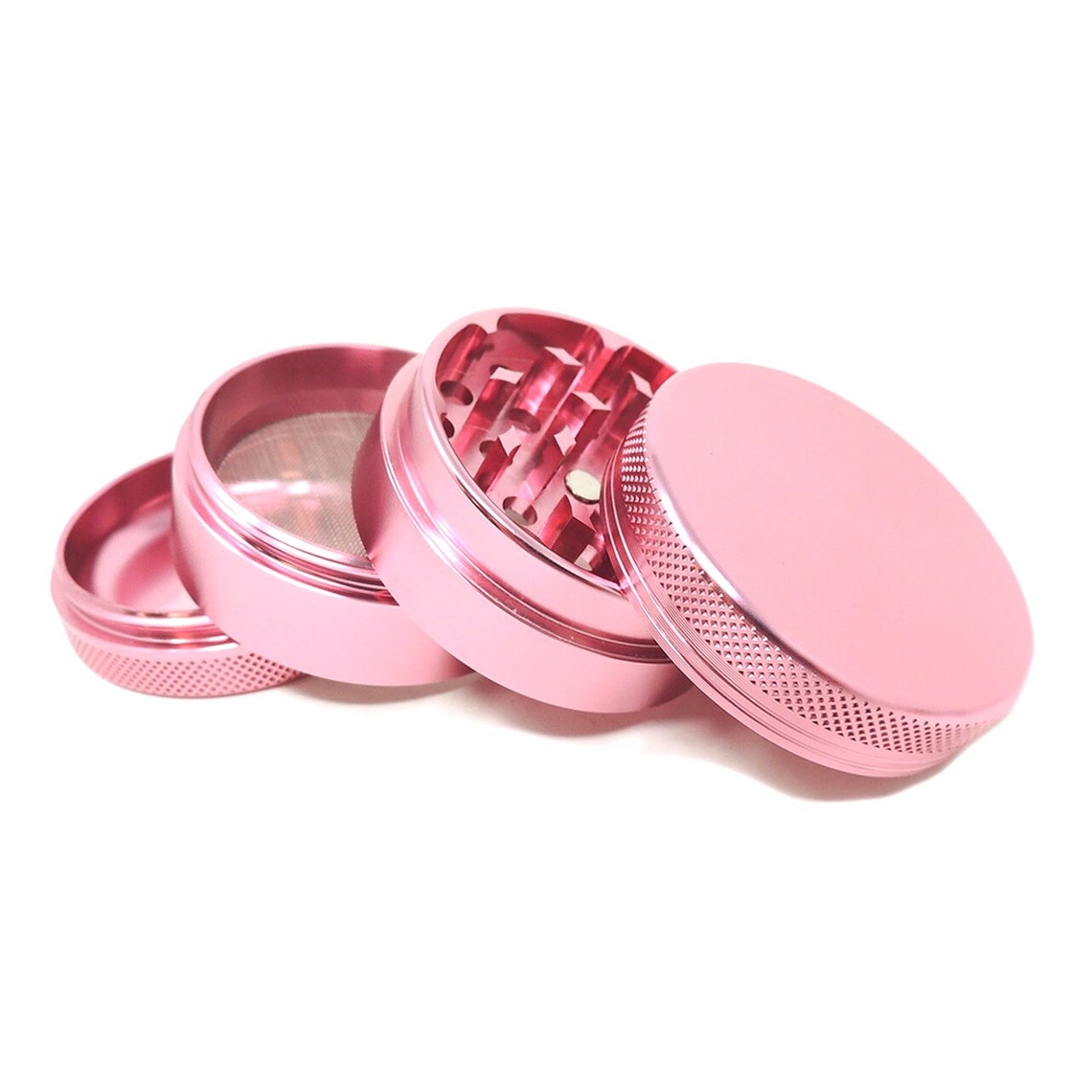Rose Pink Grinder/small Grinder/pink Grinder/40mm Tobacco Herb Etsy