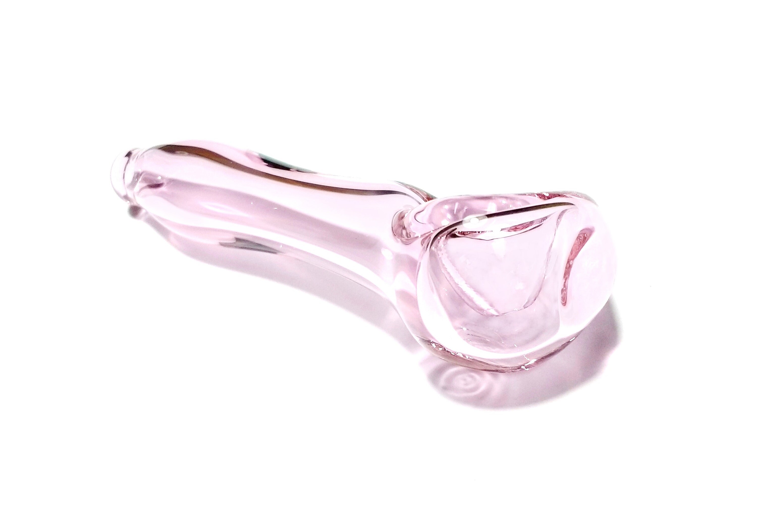 Pink Glass Pipe/Pink Pipe/Pink Bowl/Glass Pipes/Glass Smoking Etsy
