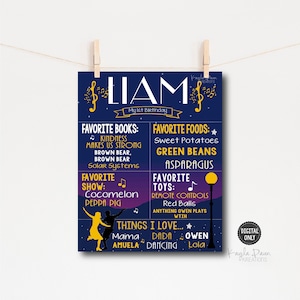 La La Land Inspired Milestone Print, Hollywood Themed Milestone Print-personalized (DIGITAL ONLY)