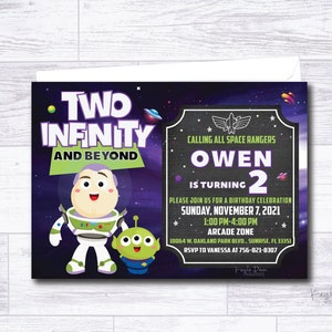 Two-Inifinity and Beyond Invitation-Space Ranger Invitation-DIGITAL ONLY