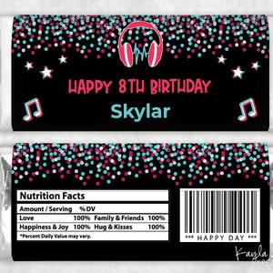 TikTok Inspired Chocolate Bar Wrapper