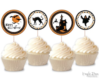 Halloween Cupcake Toppers