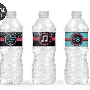 TikTok Inspired Water Bottle Labels