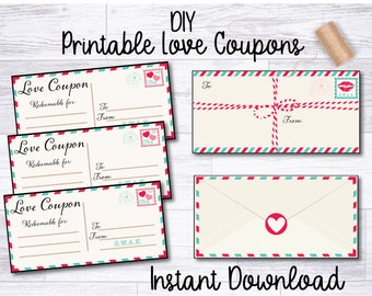 Valentines Day Love Coupons